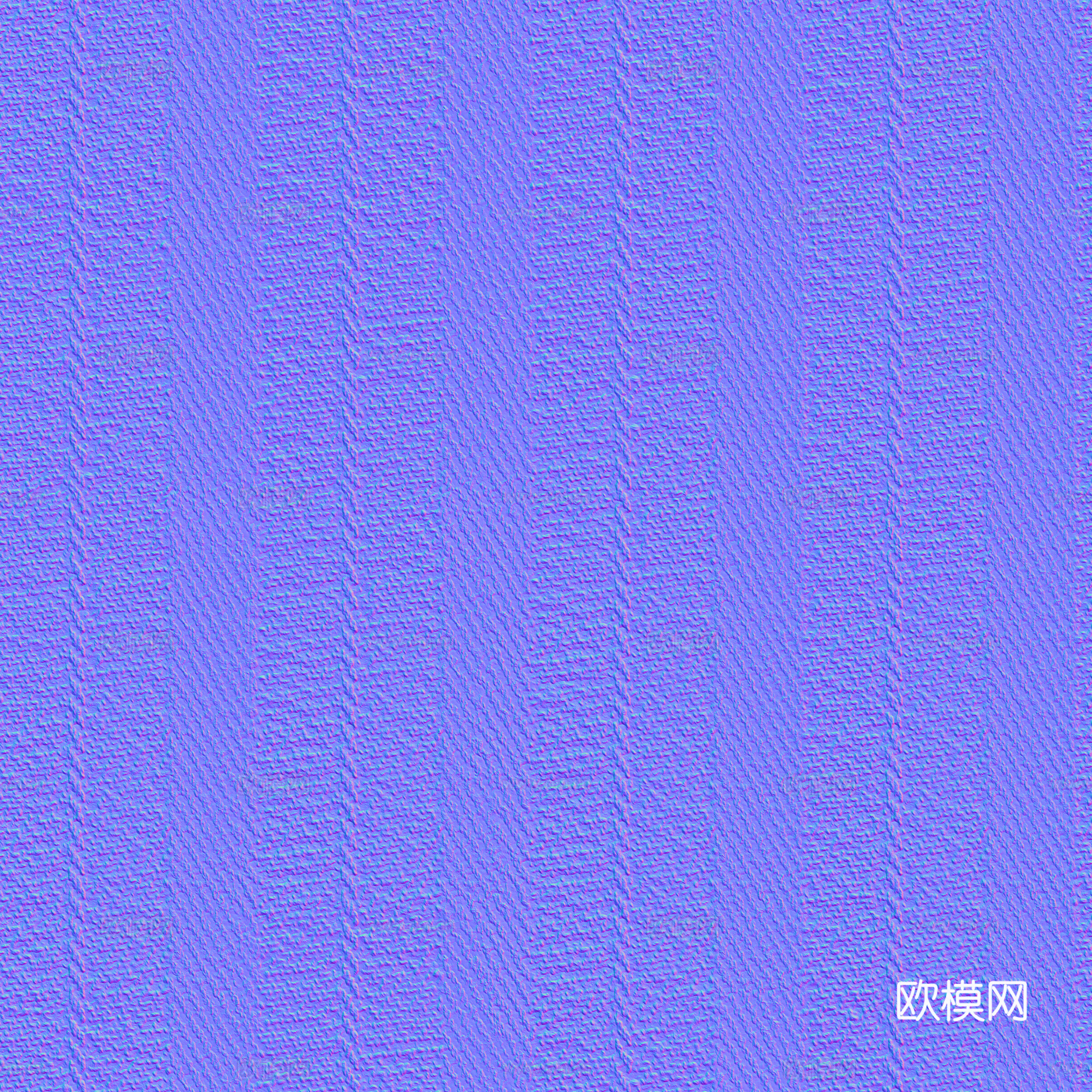 无缝拼色条纹花纹布纹布料PBR贴图 2k