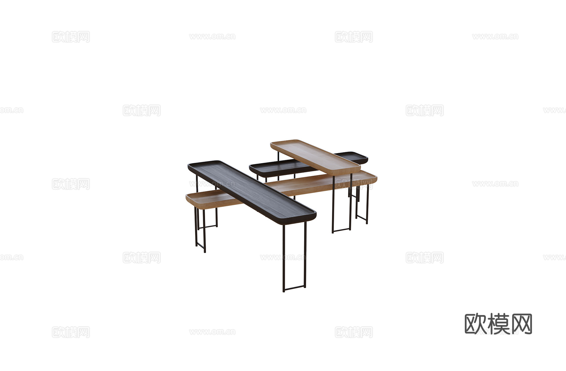 Cassina 边几3d模型下载（渲染图2）