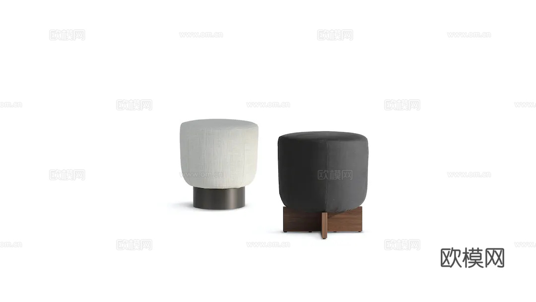BONALDO 沙发凳3d模型下载（渲染图1）