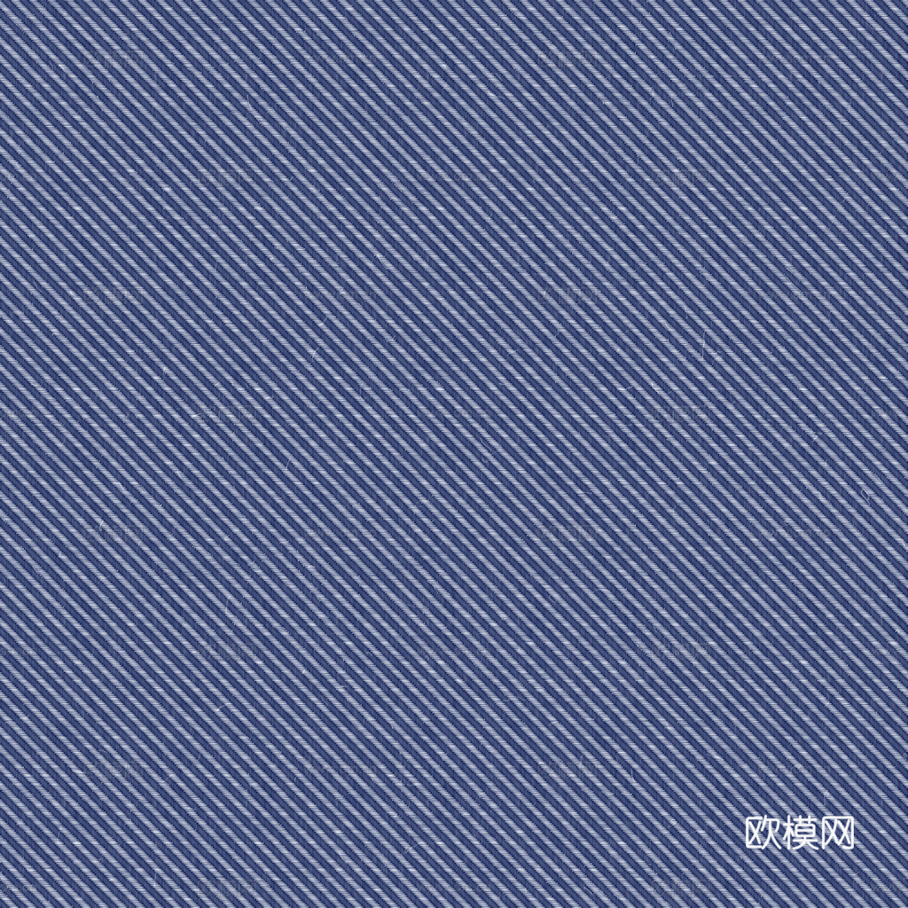 无缝墨蓝色布纹布料PBR贴图 1k