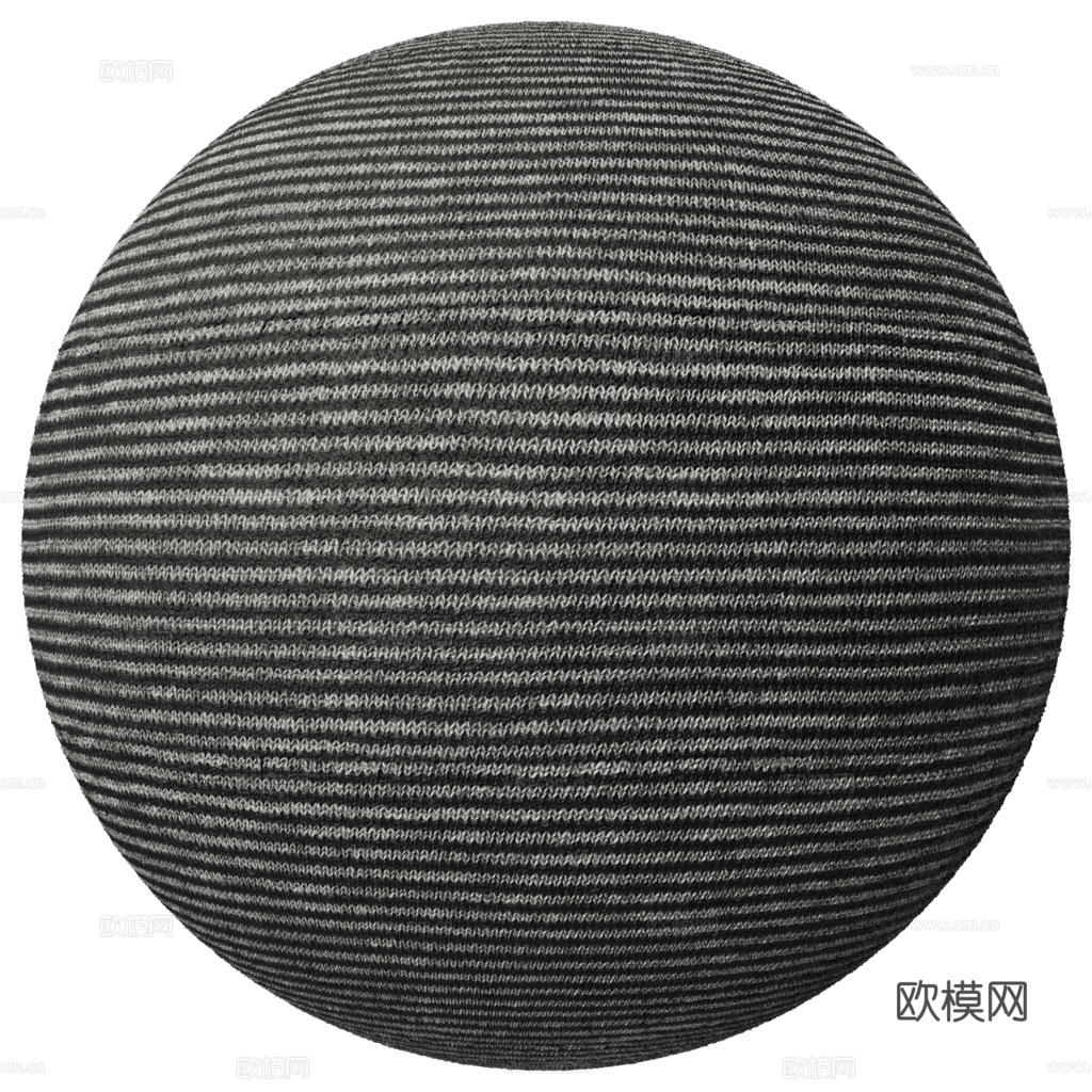 无缝青色布纹布料PBR贴图 2k