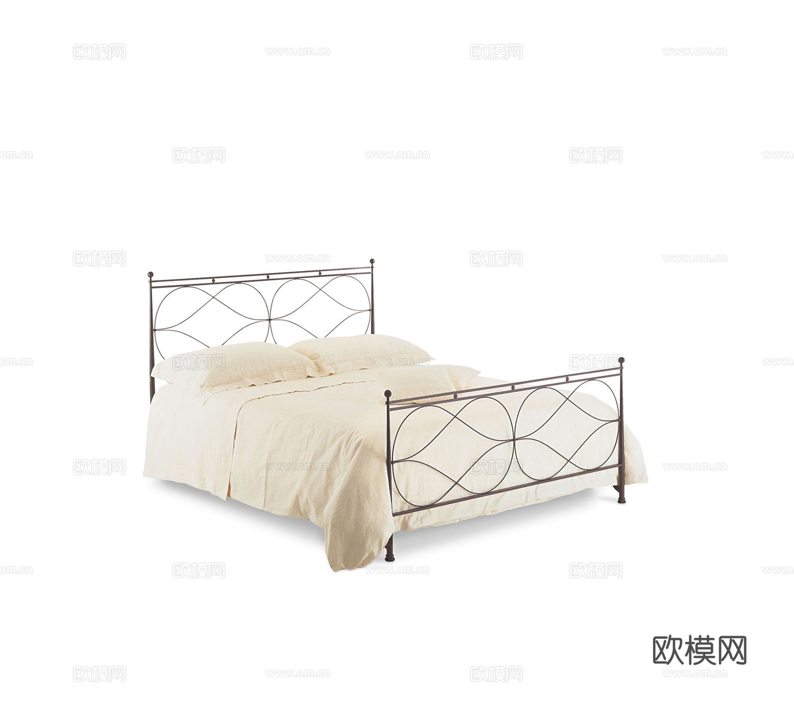 CANTORI 美式儿童床3d模型下载