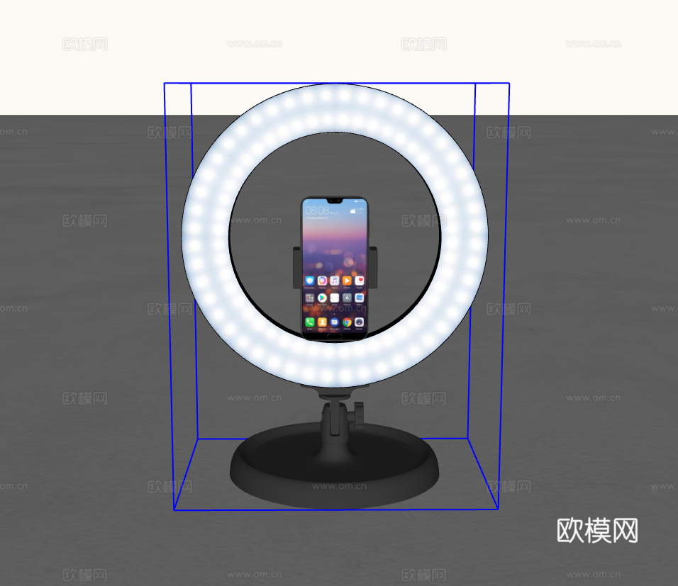 直播手机支架su模型