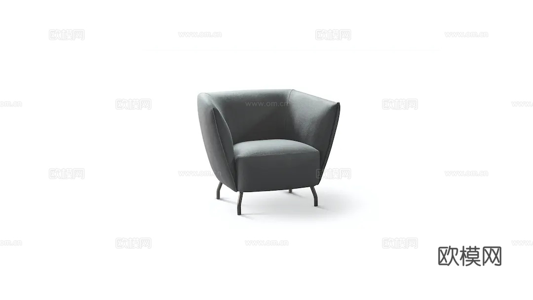 BONALDO 单人沙发3d模型下载