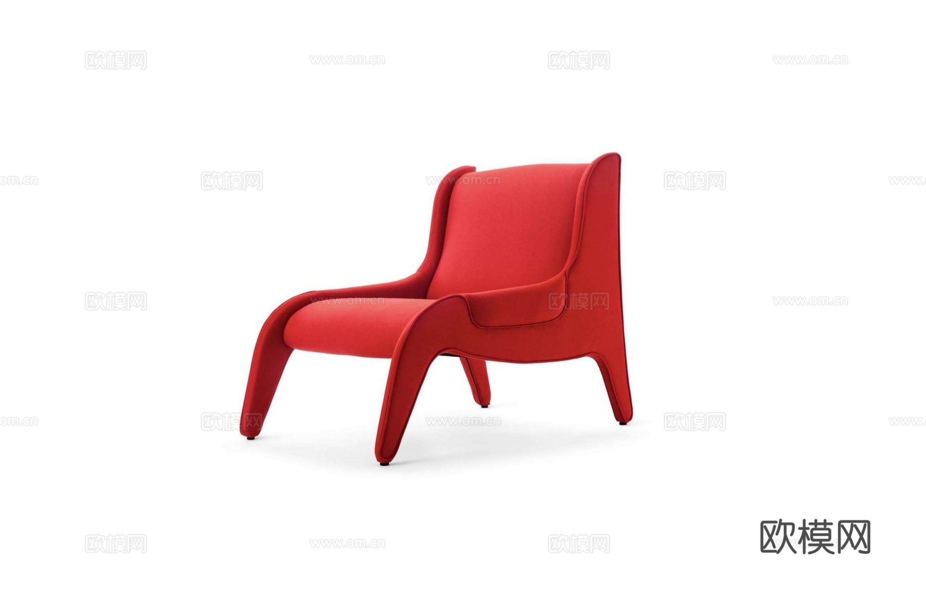 Cassina 休闲椅3d模型下载（渲染图1）