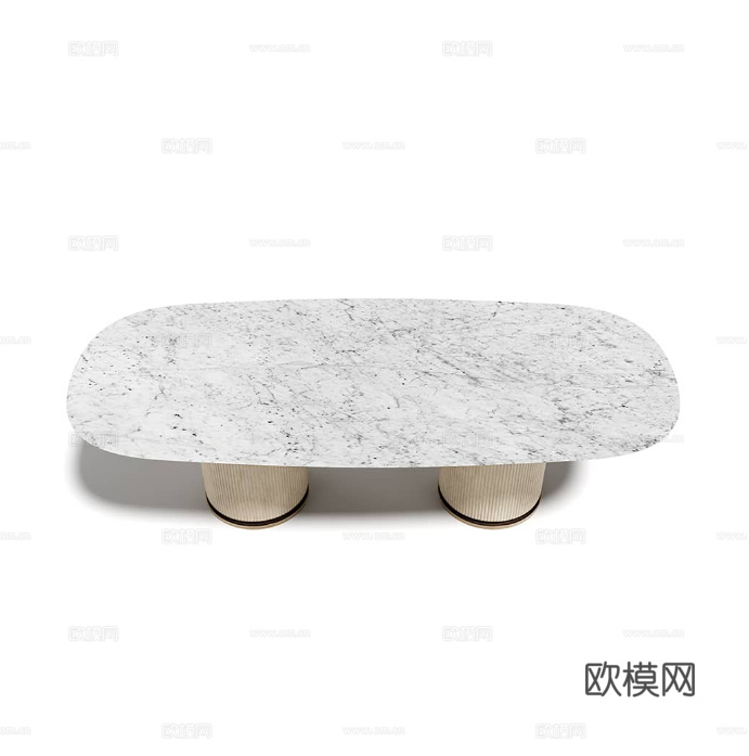 CAPITAL 轻奢餐桌3d模型下载（渲染图2）
