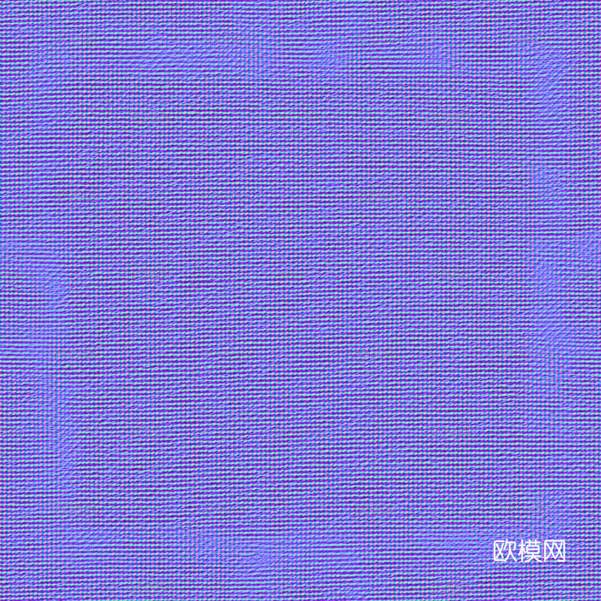 米白色布纹 PBR贴图 2k