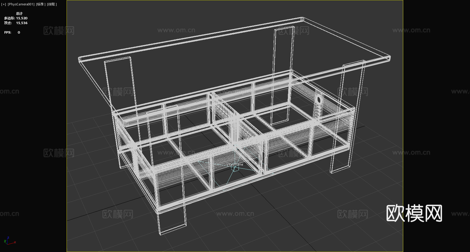 茶几 储物柜 客厅家具 简约风格 现代设计3d模型