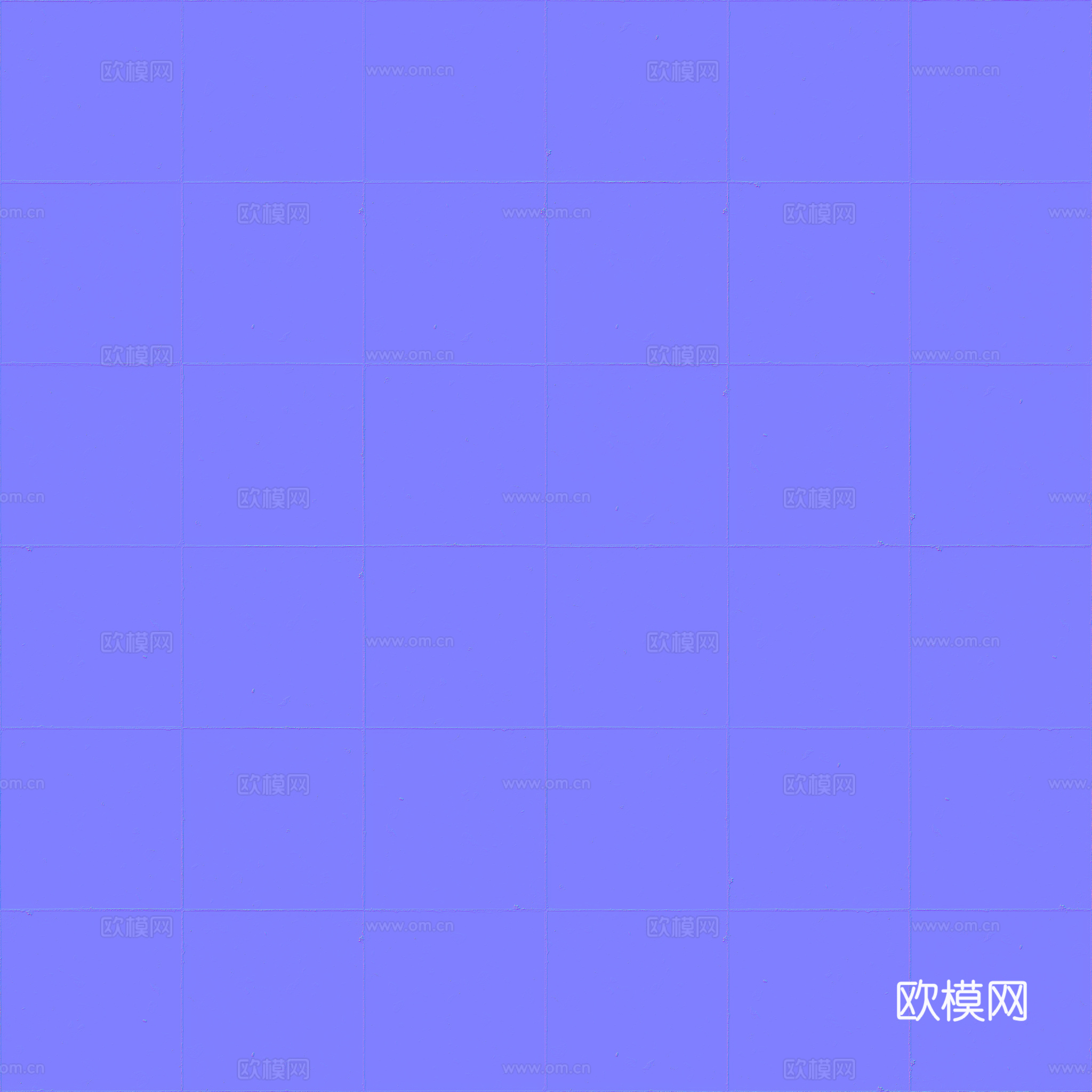 无缝黄色水磨石瓷砖地砖 PBR材质贴图 2k