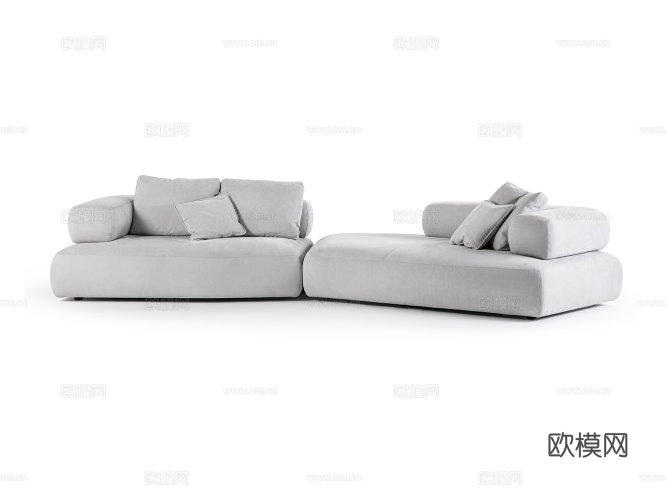 CORNELIO CAPPELLINI 意式双人沙发3d模型下载（渲染图1）