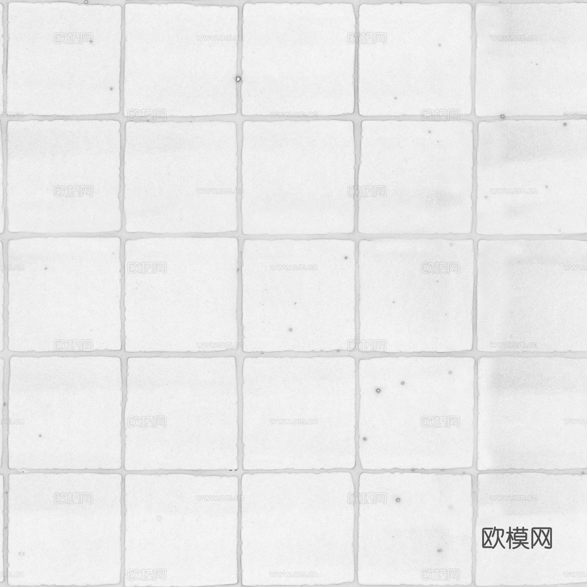 无缝土色复古做旧仿古砖地砖户外砖 PBR材质贴图 2k