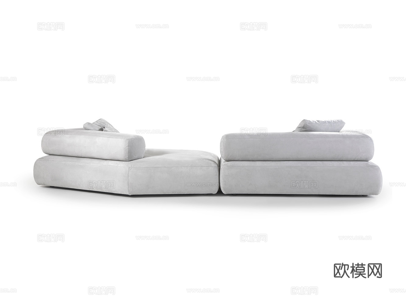 CORNELIO CAPPELLINI 意式双人沙发3d模型下载（渲染图2）