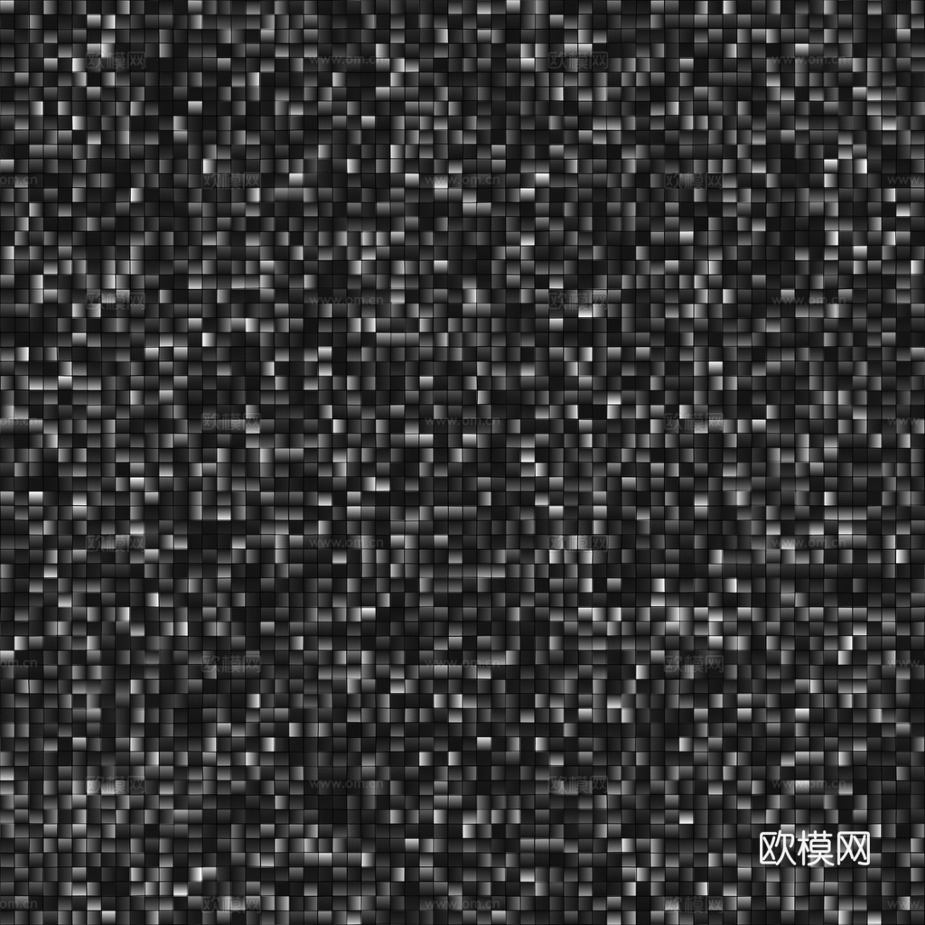 无缝绿色马赛克瓷砖 PBR材质贴图 1k
