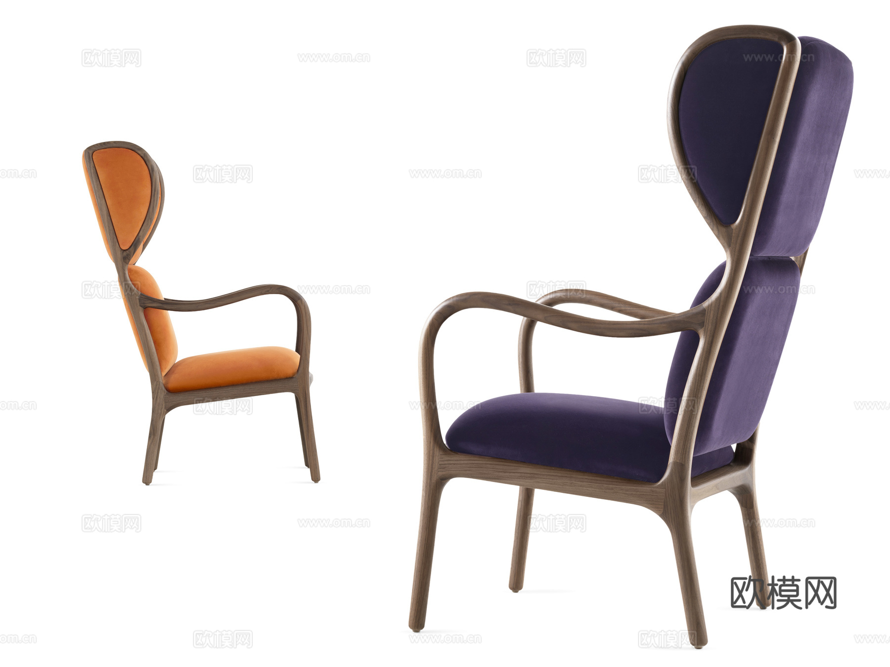 CECCOTTI COLLEZIONI 意式扶手椅3d模型下载（渲染图4）