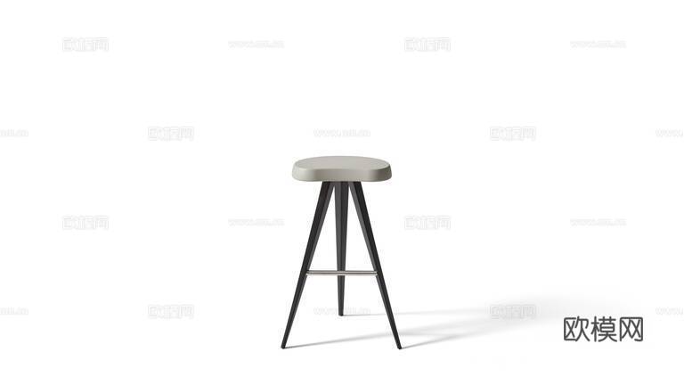 Cassina 吧凳3d模型下载（渲染图1）