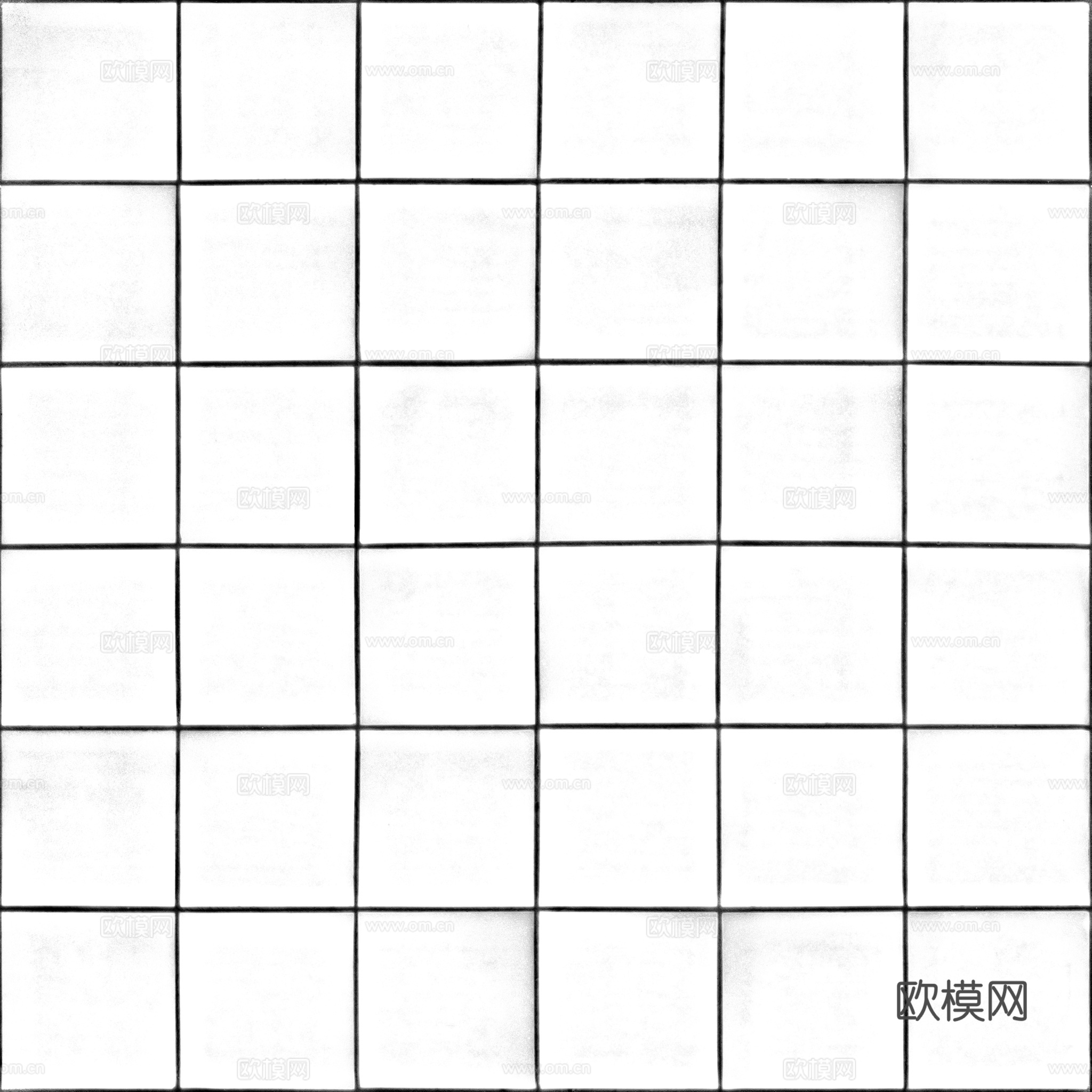 无缝土黄色仿古砖地砖户外砖 PBR材质贴图 2k