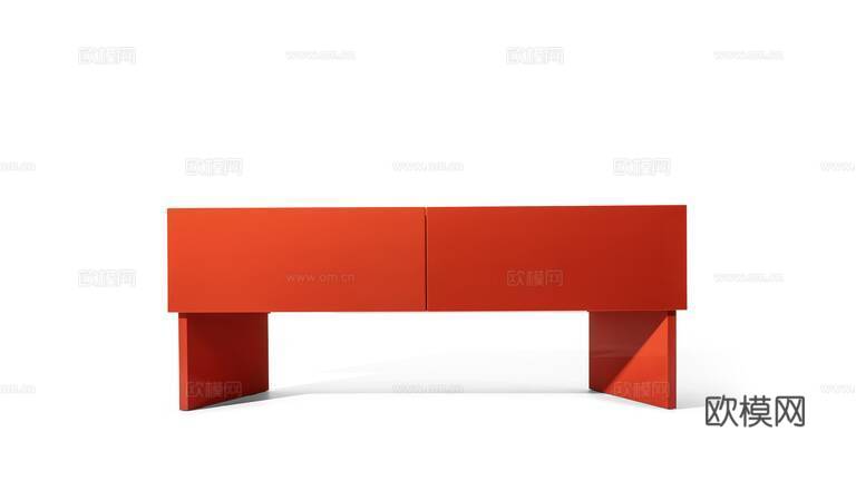 Cassina 电视柜3d模型下载（渲染图1）