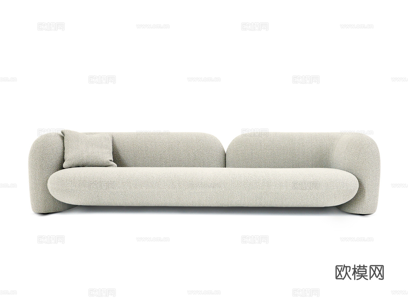CORNELIO CAPPELLINI 意式多人沙发3d模型下载（渲染图2）