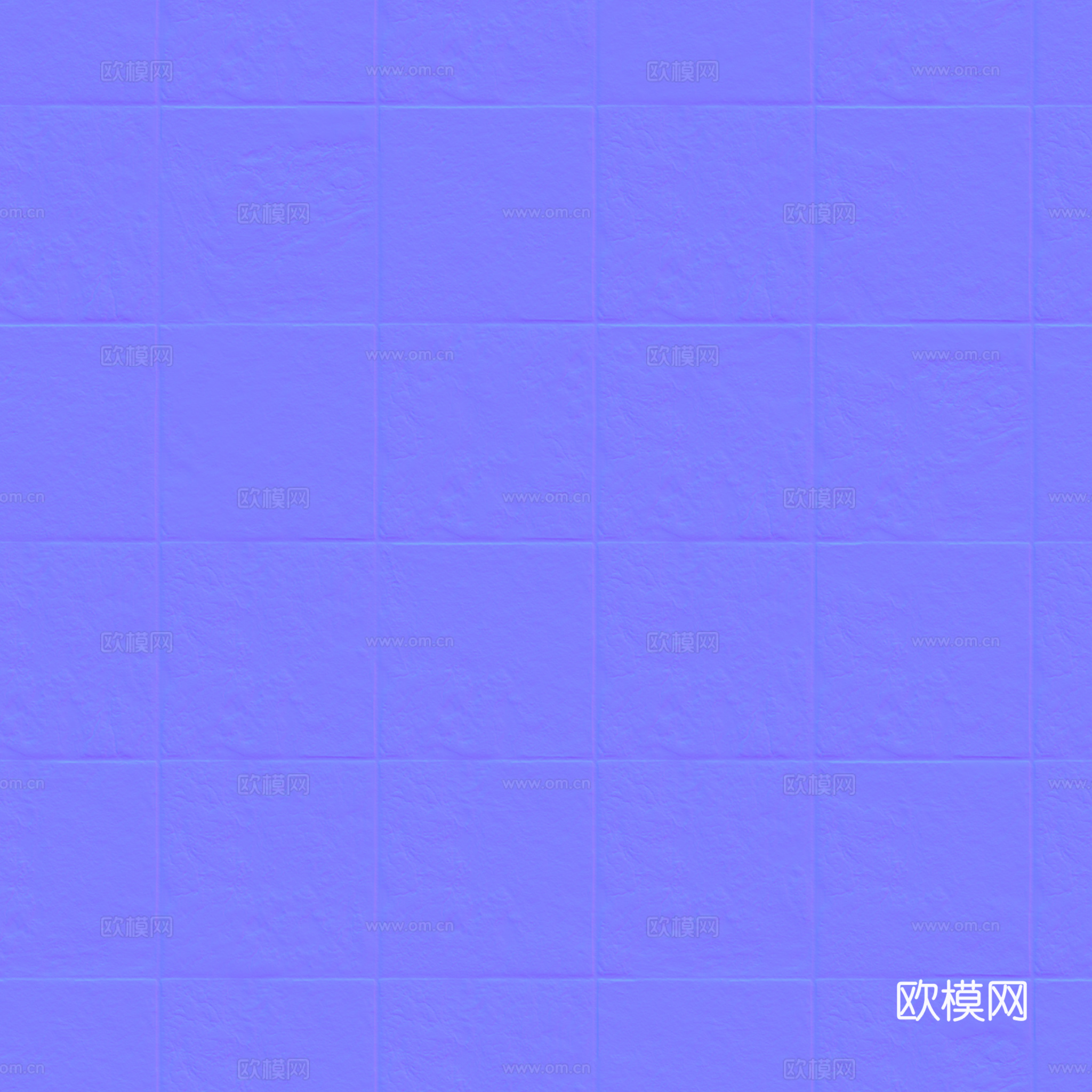 无缝绣红色复古做旧仿古砖地砖 PBR材质贴图 2k