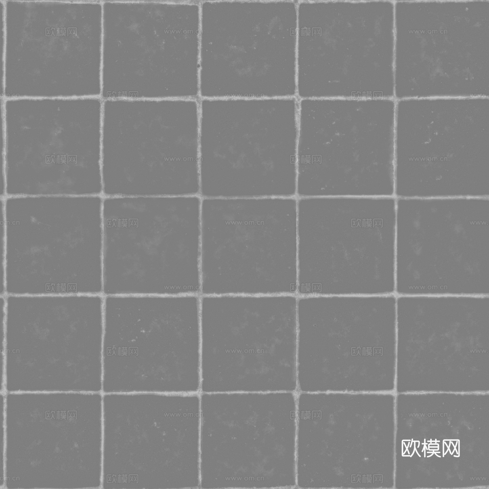 无缝土色复古做旧仿古砖地砖户外砖 PBR材质贴图 2k