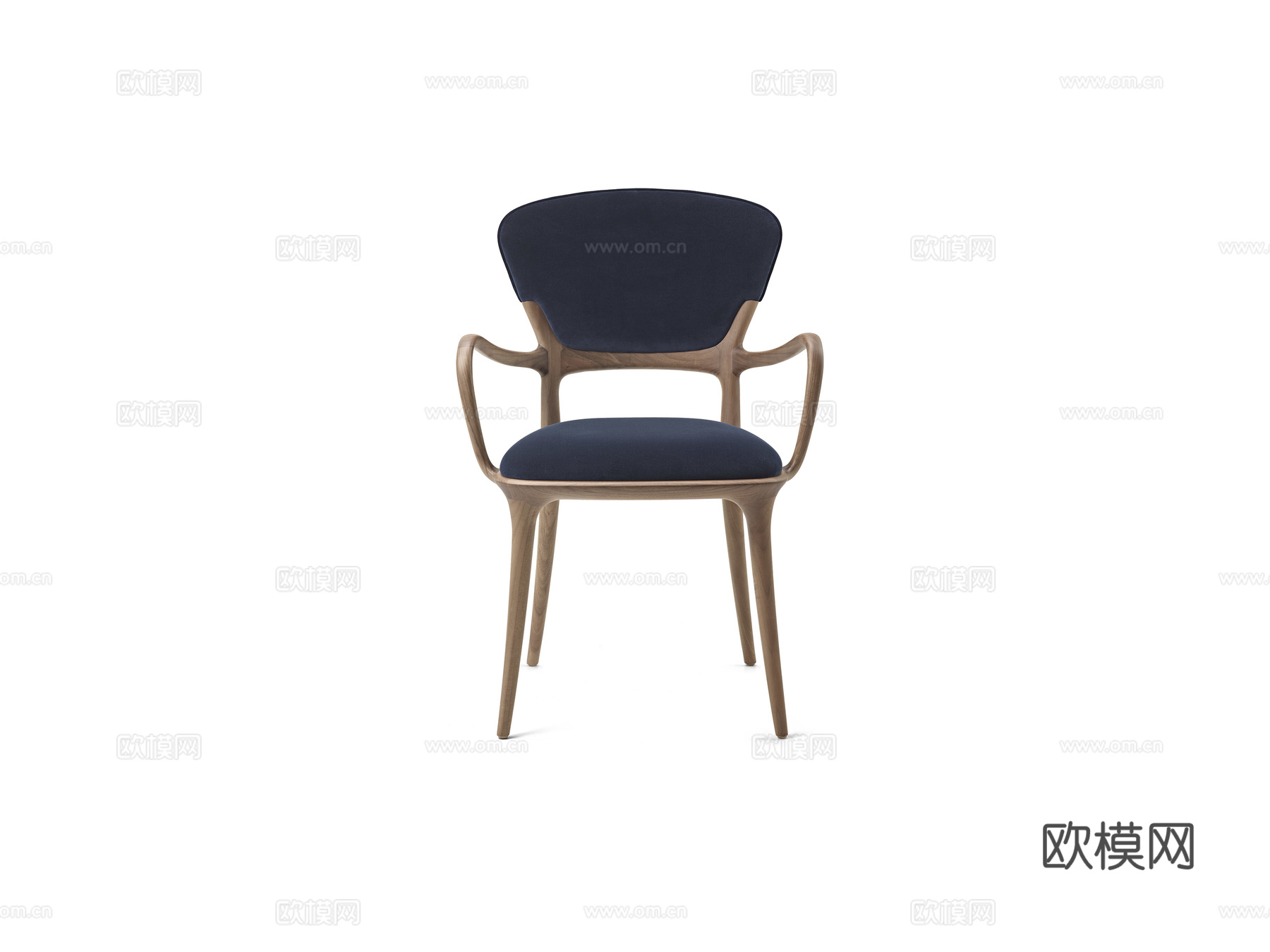 CECCOTTI COLLEZIONI 原木餐椅3d模型下载（渲染图2）