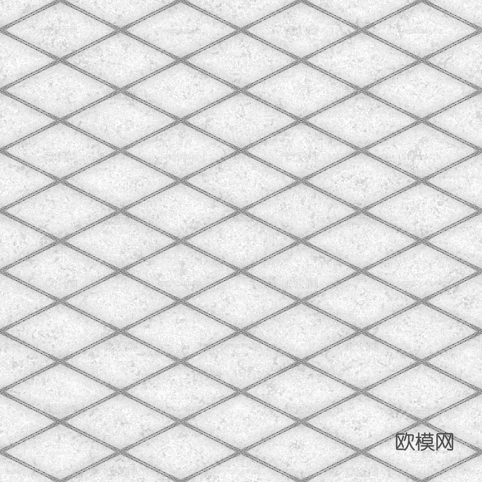 无缝红色软包皮革PBR贴图 2k