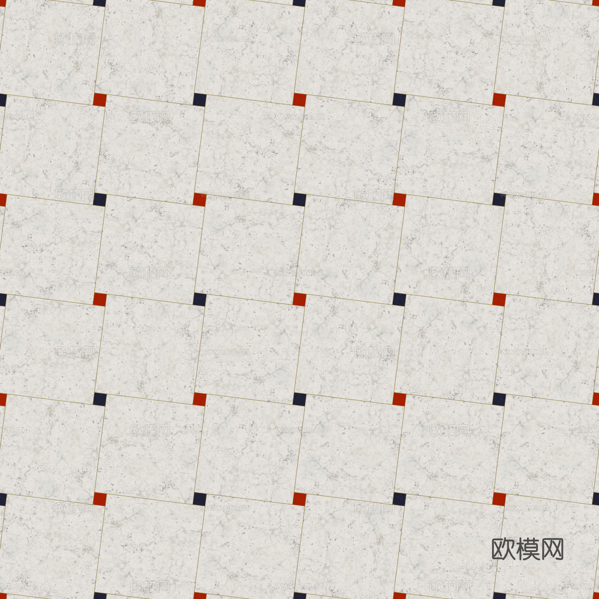 欧式 简欧 法式 无缝拼花瓷砖地砖 PBR材质贴图 2k