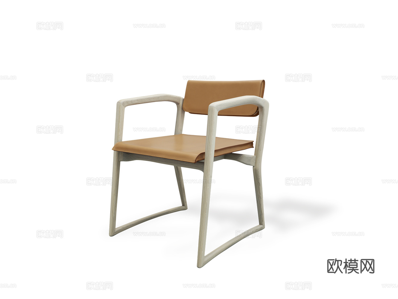 CORNELIO CAPPELLINI 意式扶手餐椅3d模型下载