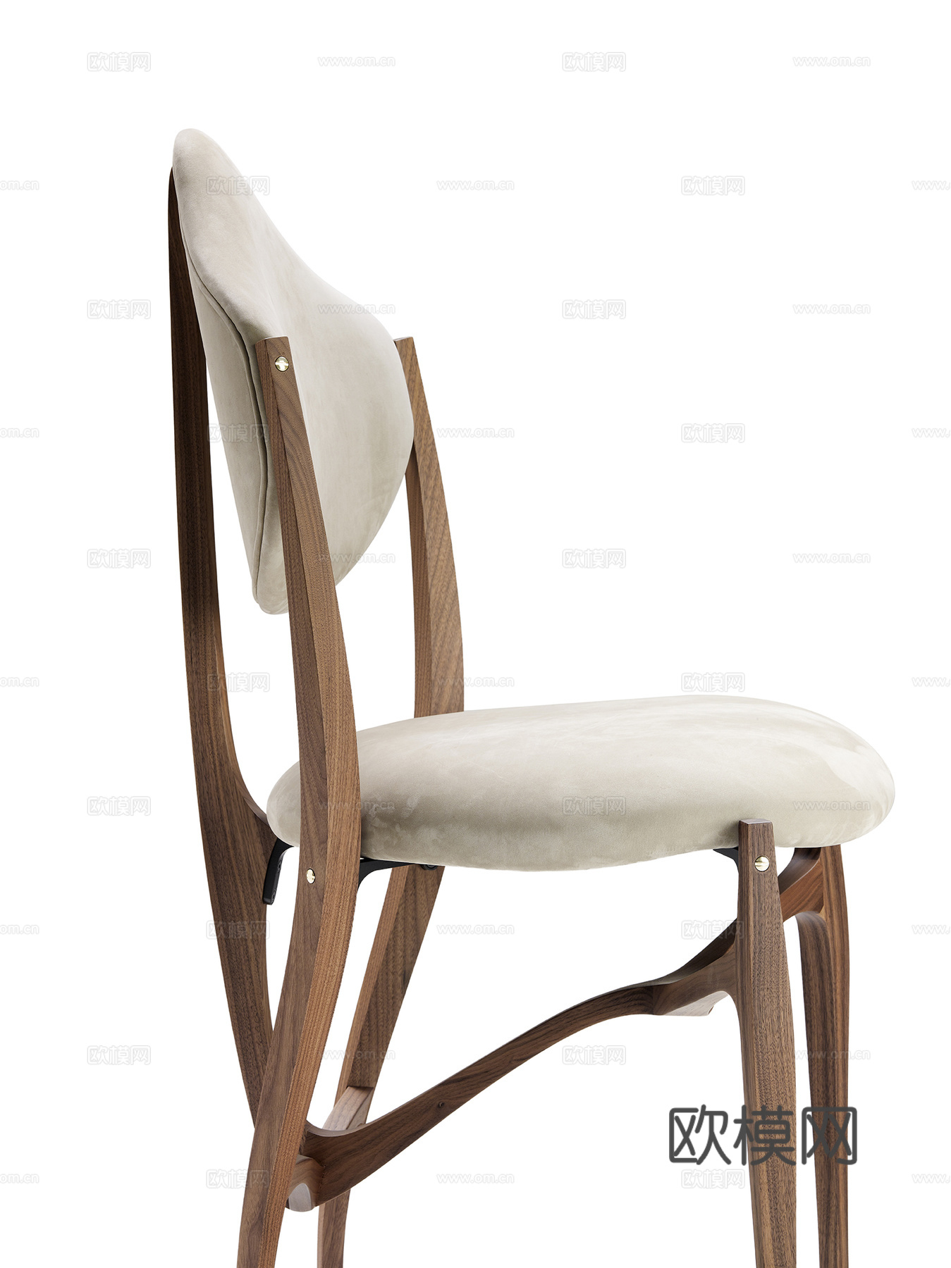 CECCOTTI COLLEZIONI 中古风餐椅3d模型下载（渲染图2）