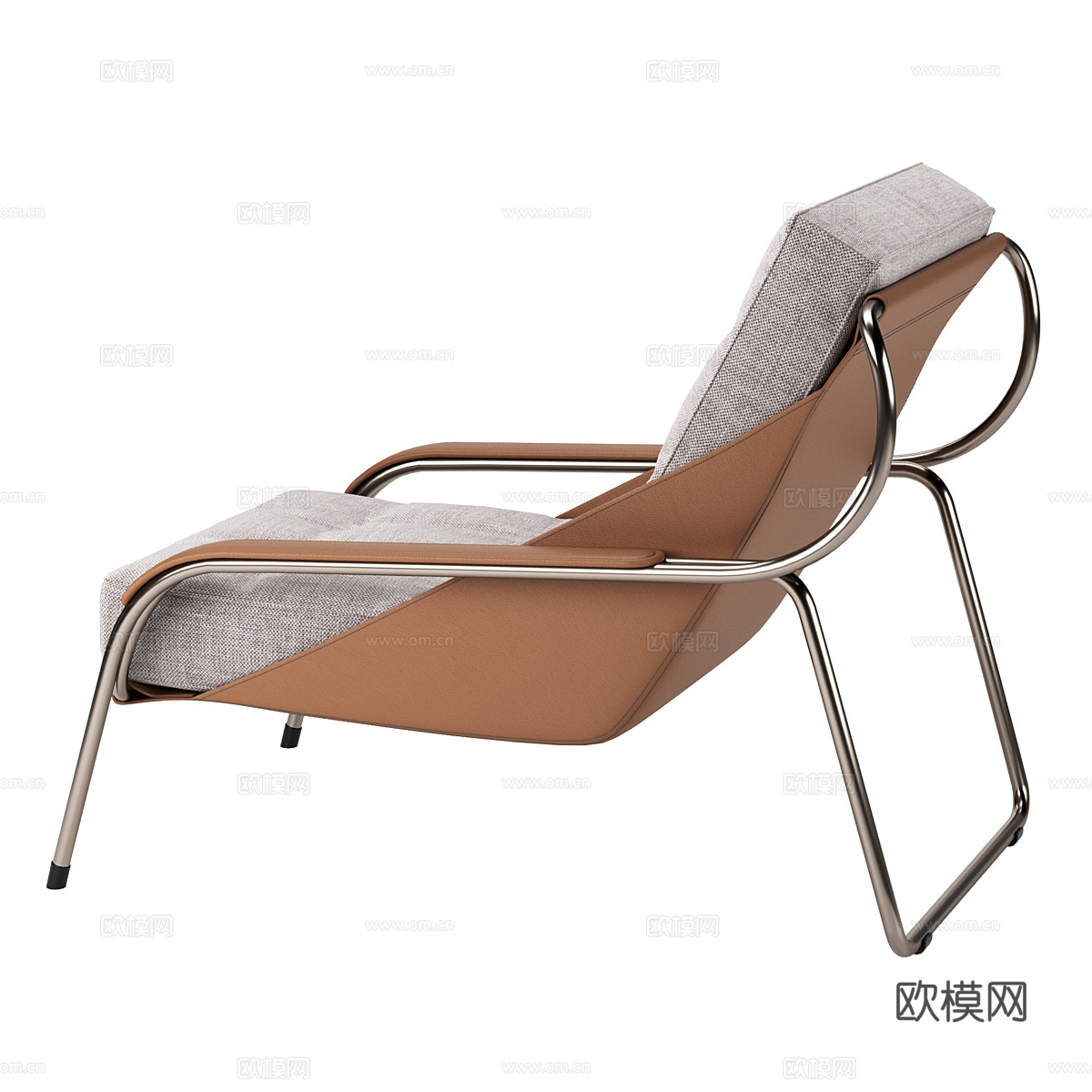现代意式 Maggiolina 扶手椅3d模型