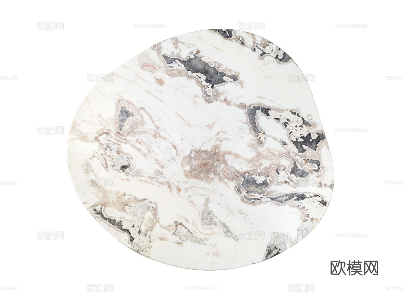 CORNELIO CAPPELLINI 意式圆餐桌3d模型下载（渲染图2）