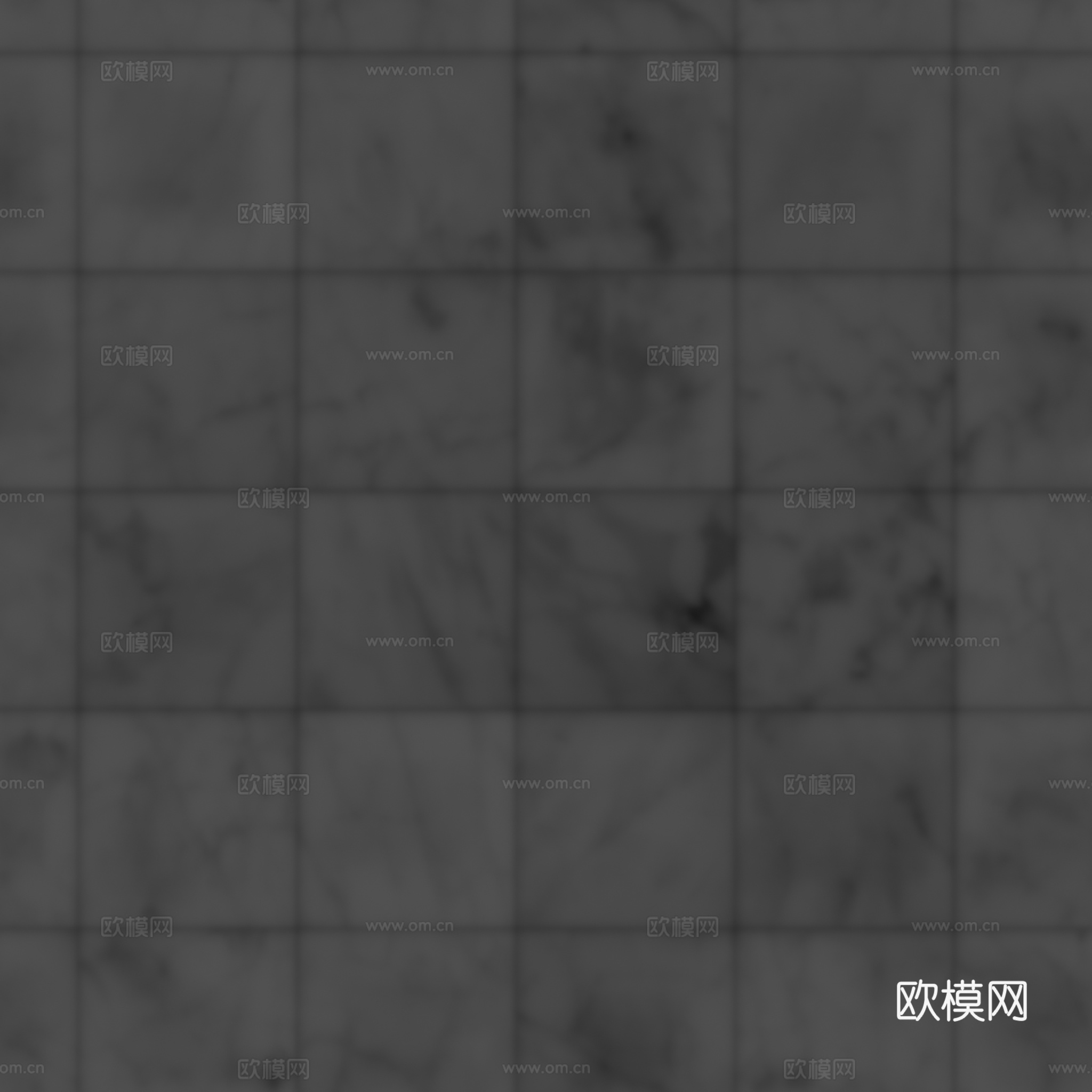 无缝白色大理石瓷砖地砖墙砖 PBR材质贴图 2k