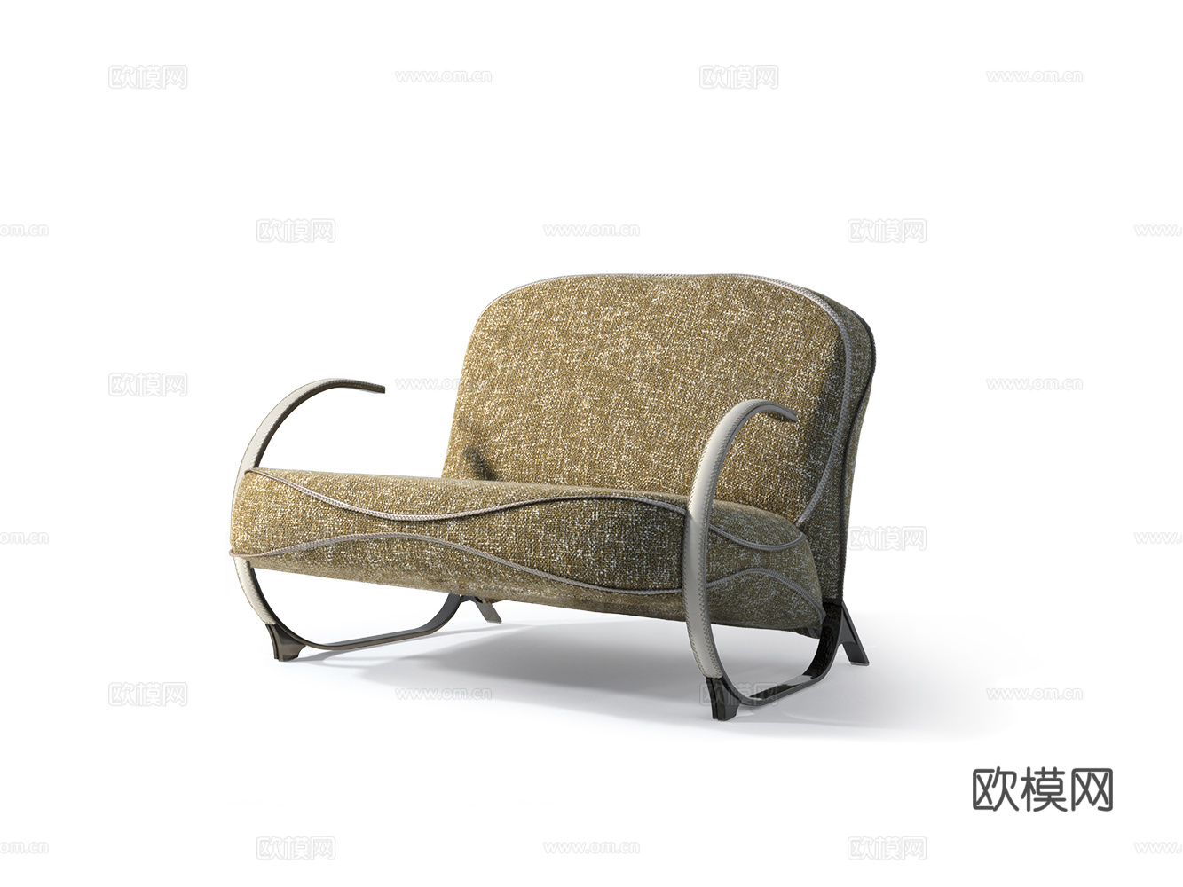 CORNELIO CAPPELLINI 意式休闲椅3d模型下载（渲染图2）