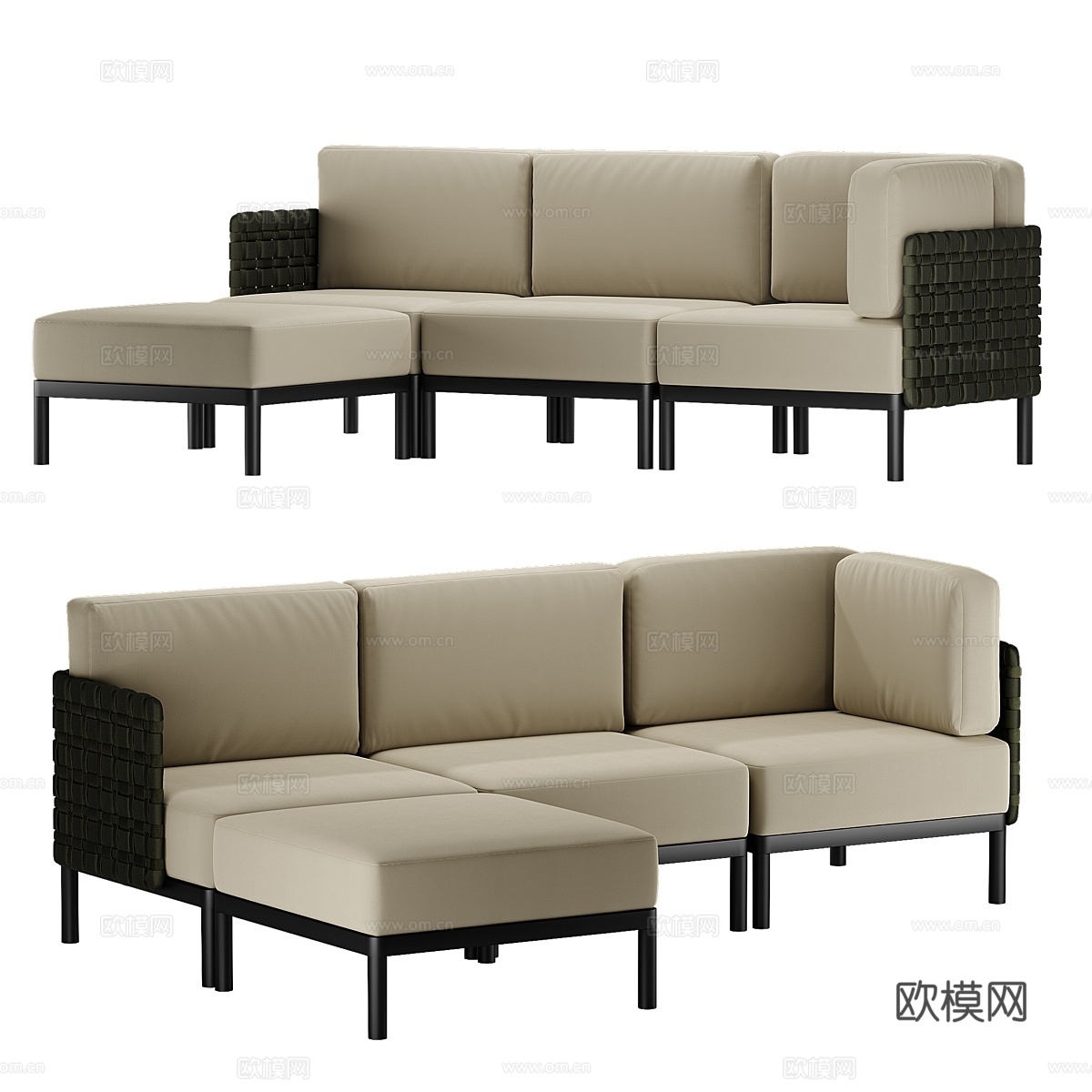 模块化米德罗沙发.ru3d模型
