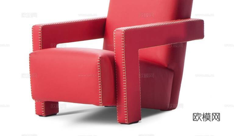 Cassina 休闲椅3d模型下载（渲染图4）