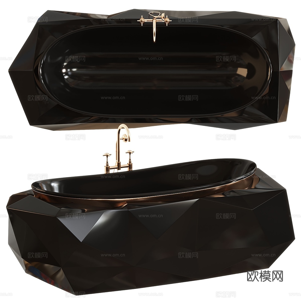 Maison Valentina钻石浴缸3d模型
