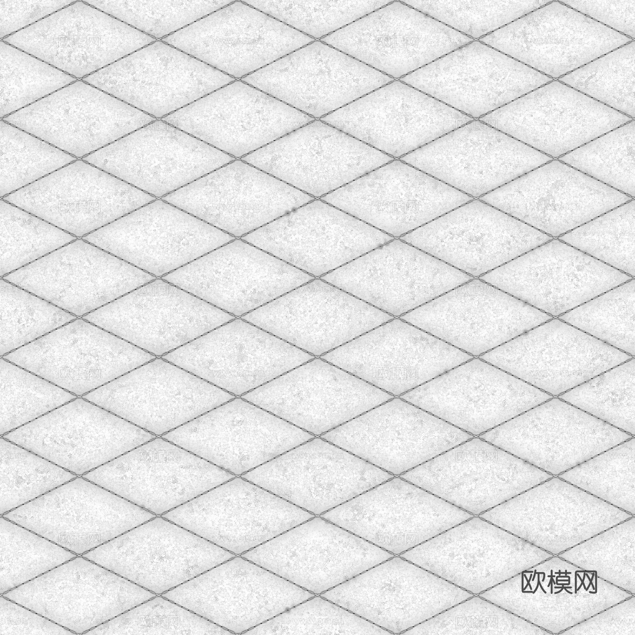无缝红色软包皮革PBR贴图 2k
