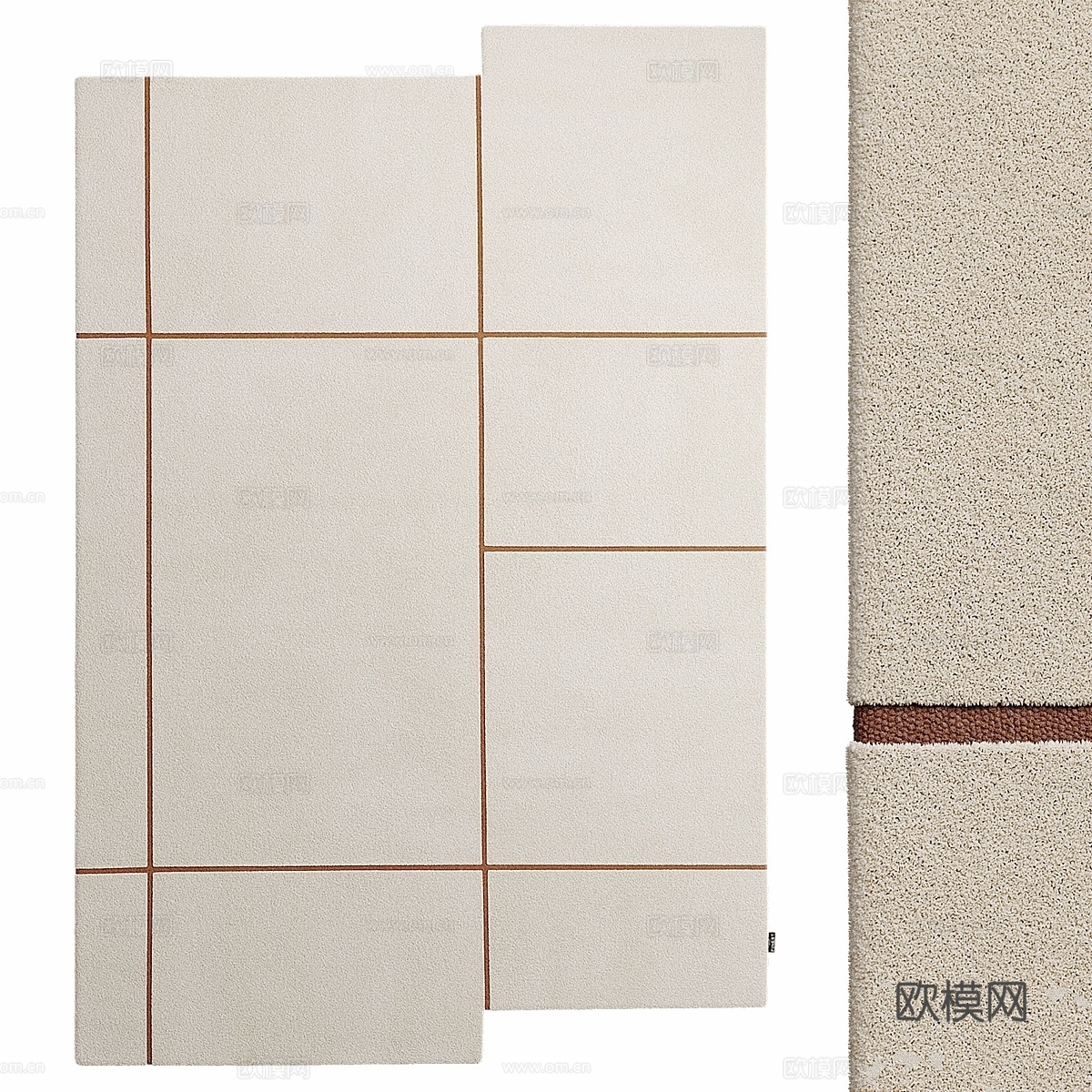 羊毛地毯 Issey3d模型