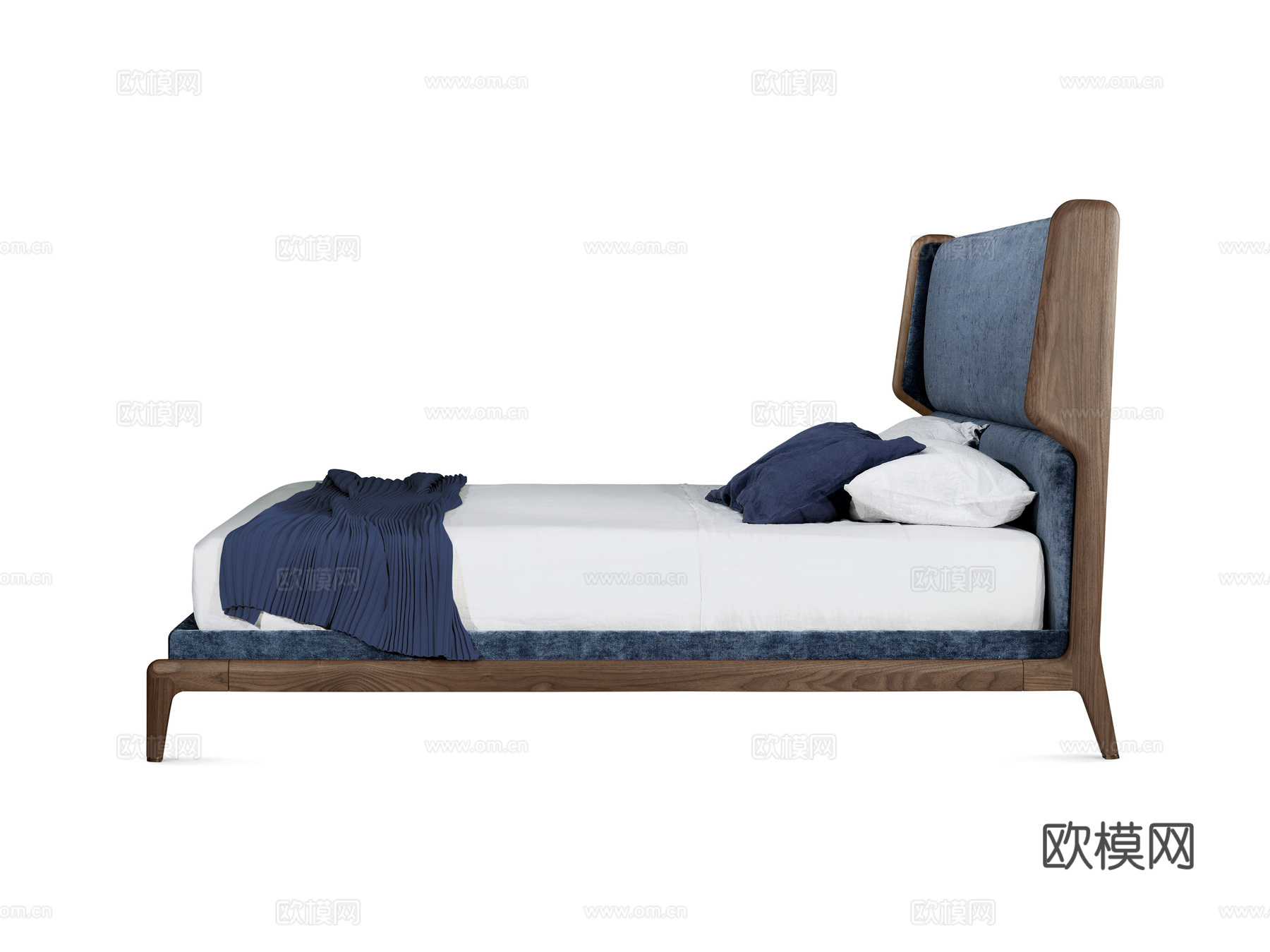 CECCOTTI COLLEZIONI 意式双人床3d模型下载（渲染图2）