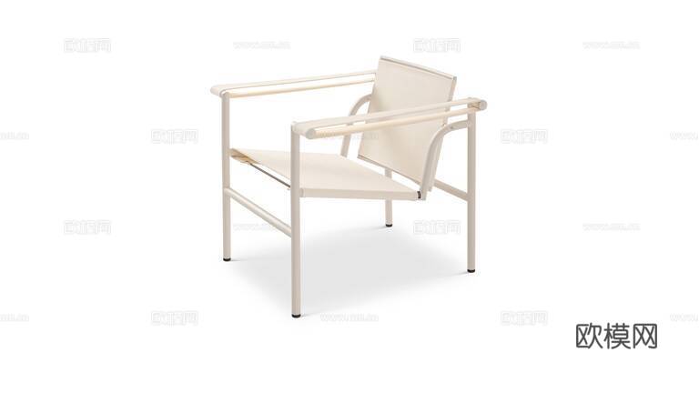 Cassina 扶手椅3d模型下载（渲染图3）