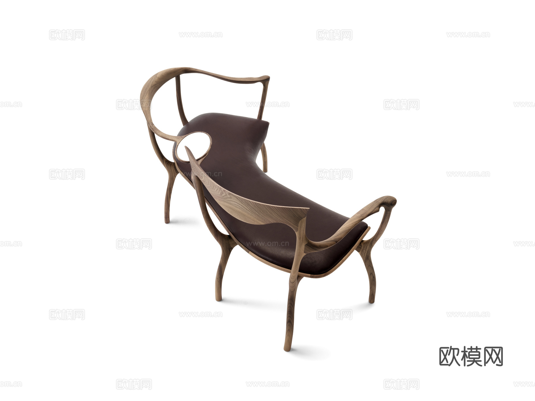 CECCOTTI COLLEZIONI 中古风沙发椅3d模型下载（渲染图2）