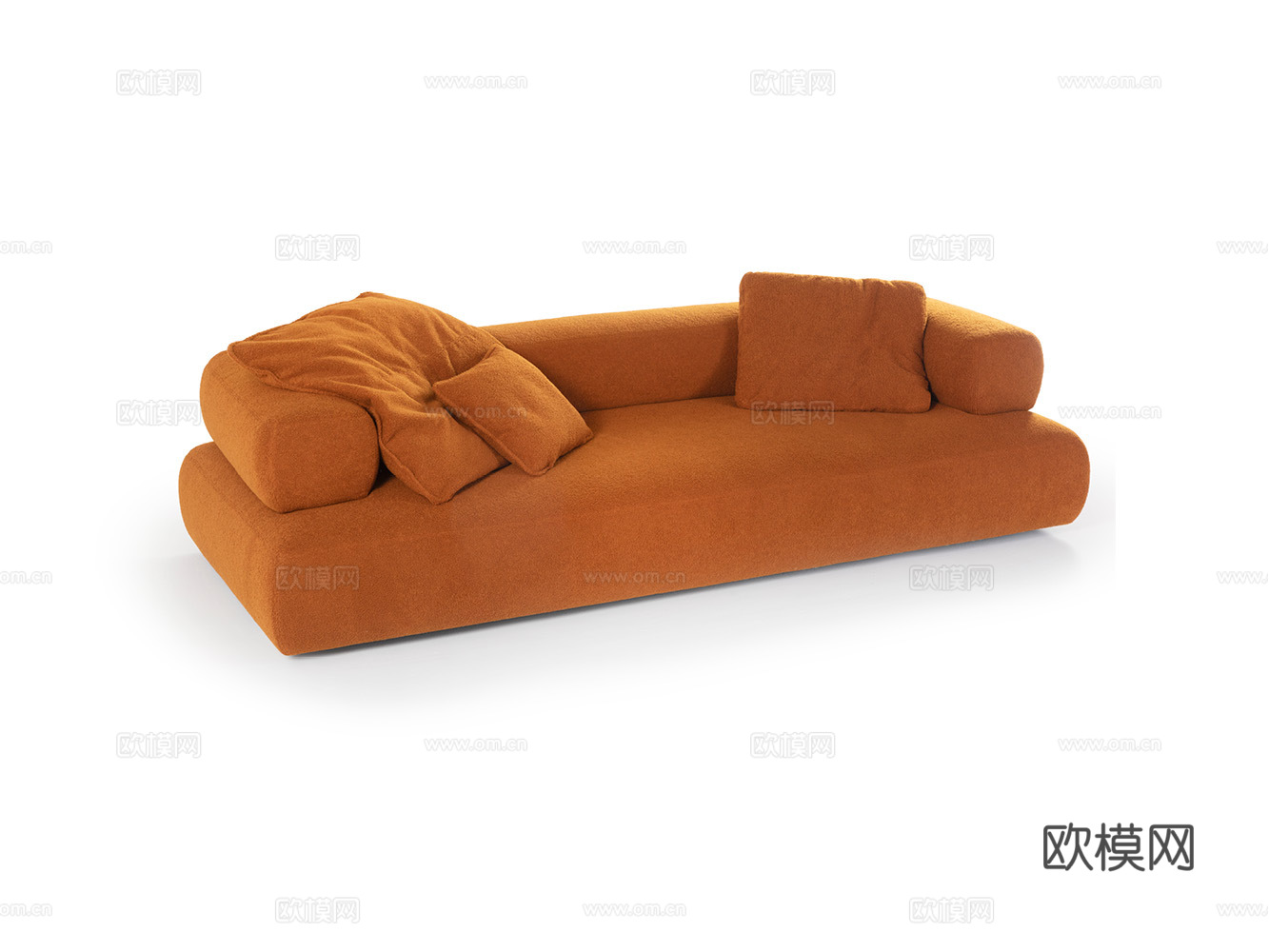 CORNELIO CAPPELLINI 意式双人沙发3d模型下载（渲染图1）