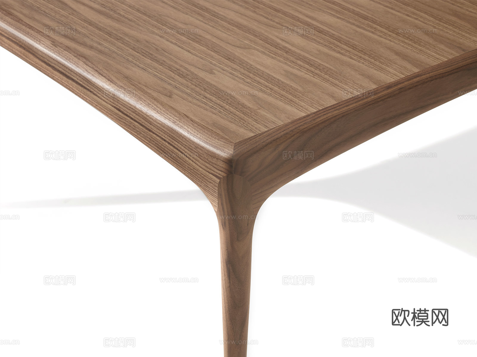 CECCOTTI COLLEZIONI 原木风方餐桌3d模型下载（渲染图3）