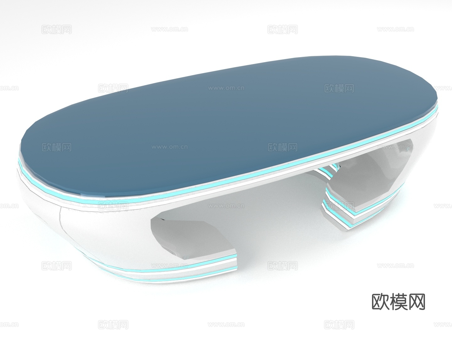 茶几 现代茶几 简约茶几 椭圆形茶几 多功能茶几3d模型