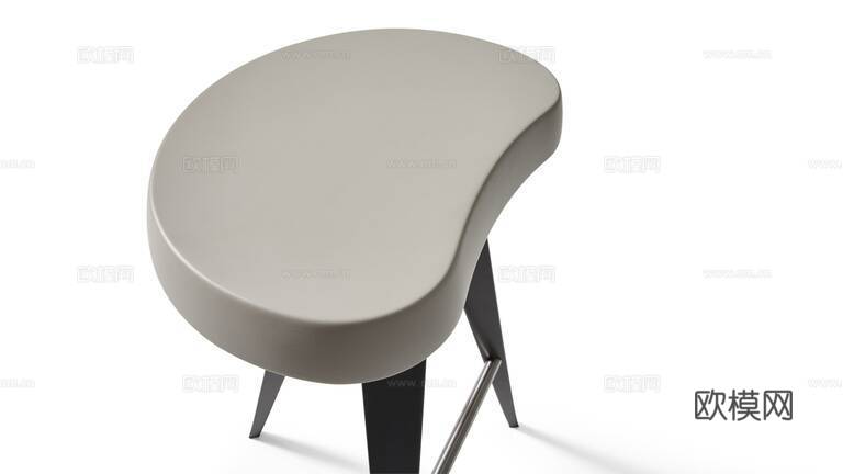 Cassina 吧凳3d模型下载（渲染图2）