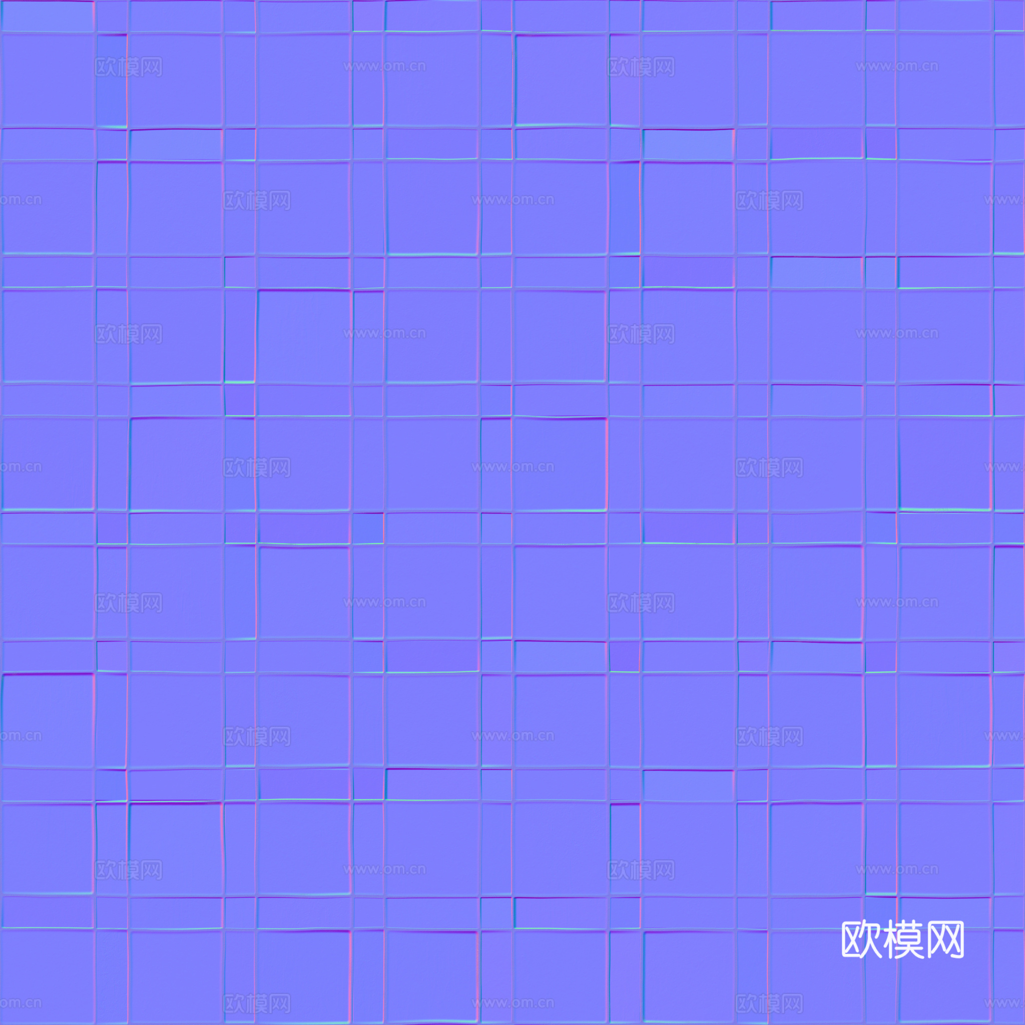欧式 简欧 法式 无缝拼色拼花瓷砖地砖 PBR材质贴图 2k