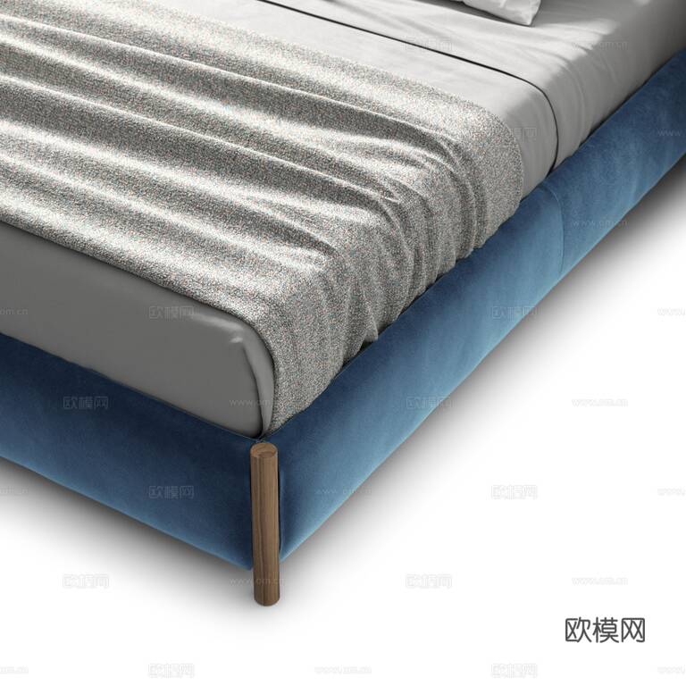 Cassina 双人床3d模型下载（渲染图4）