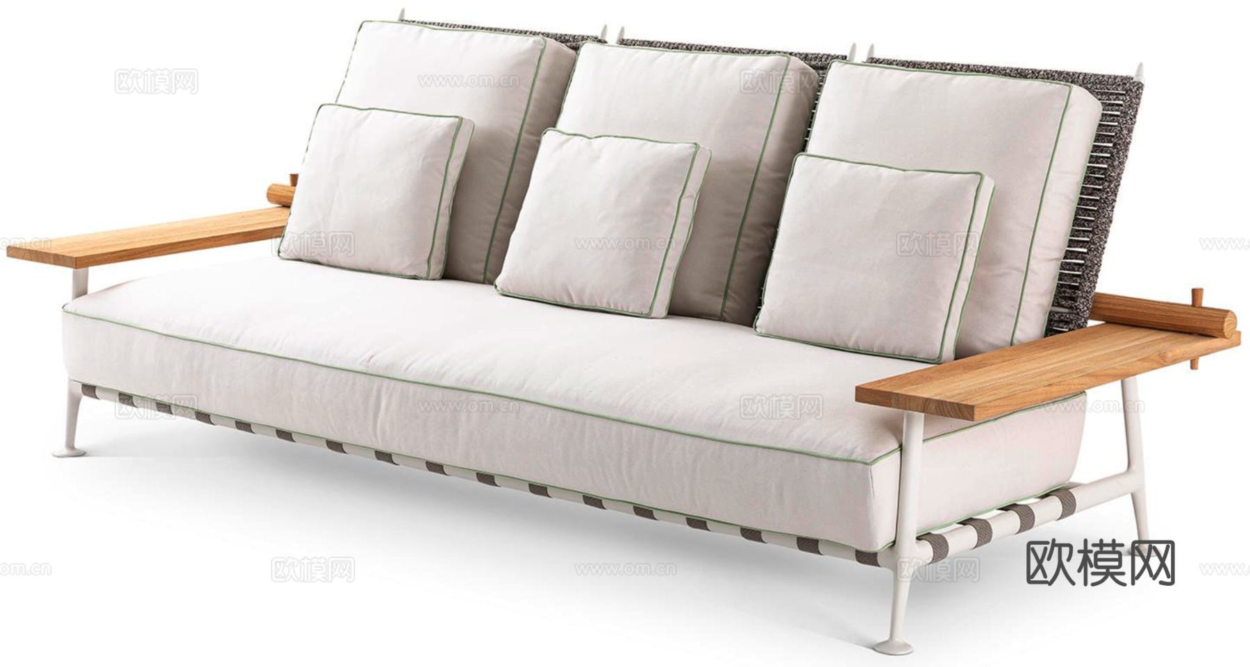 Cassina 三人沙发3d模型下载（渲染图5）