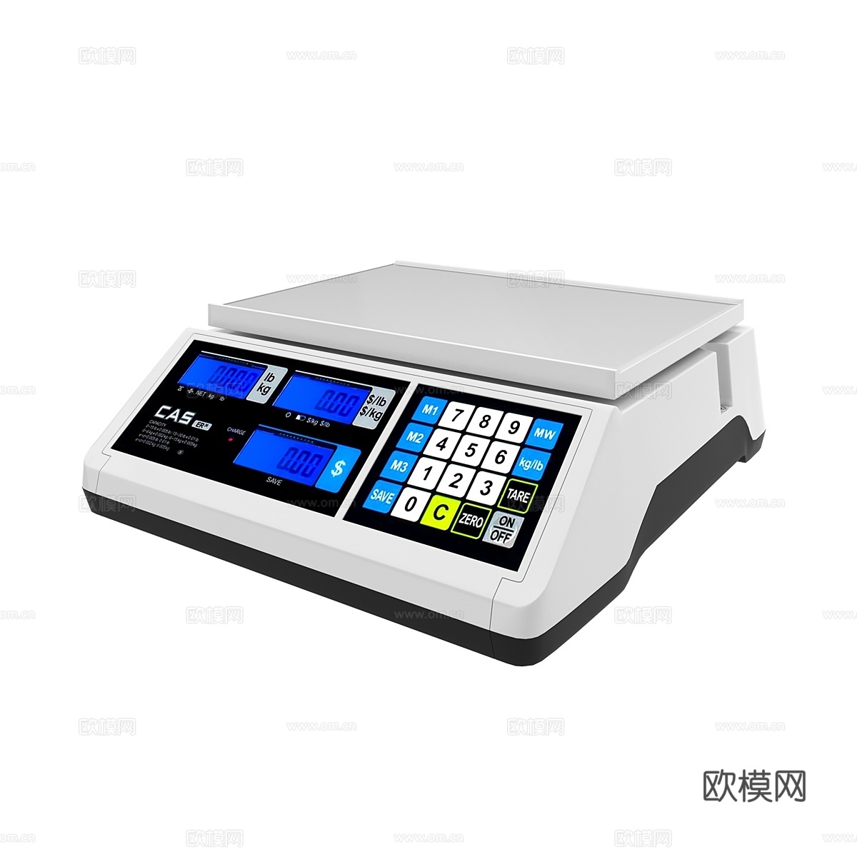 商用秤 CAS ER-JR3d模型下载
