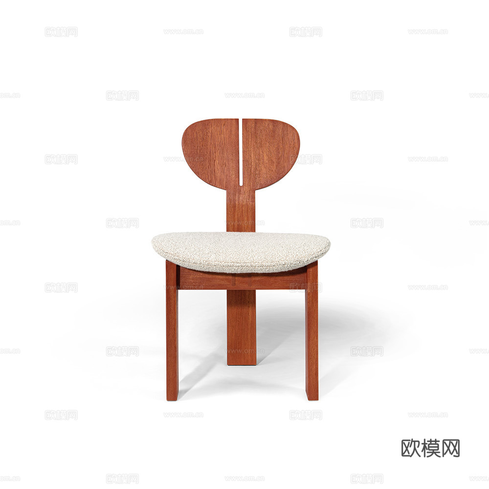 CORNELIO CAPPELLINI 意式餐椅3d模型下载（渲染图1）